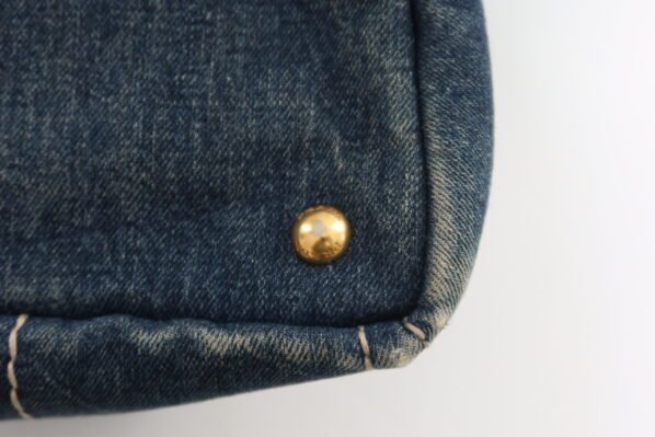 Prada Cabas Canapa Denim – Image 5